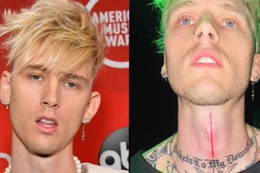 Machine Gun Kelly vient de se faire tatouer une fente sanglante dans la gorge - 7