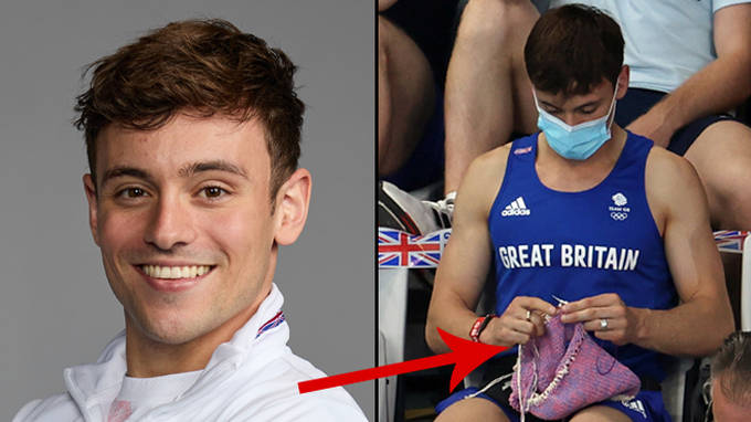 Tom Daley révèle enfin ce qu'il tricotait après que les photos des Jeux olympiques soient devenues virales 2 Tom Daley révèle enfin ce qu'il tricotait après que les photos des Jeux olympiques soient devenues virales - 1