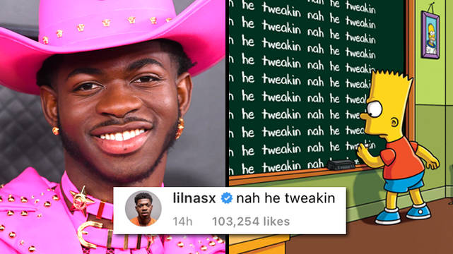 'Nah he tweakin' sens: le commentaire Instagram devient viral grâce à Lil Nas X 2 'Nah he tweakin' sens: le commentaire Instagram devient viral grâce à Lil Nas X - 1