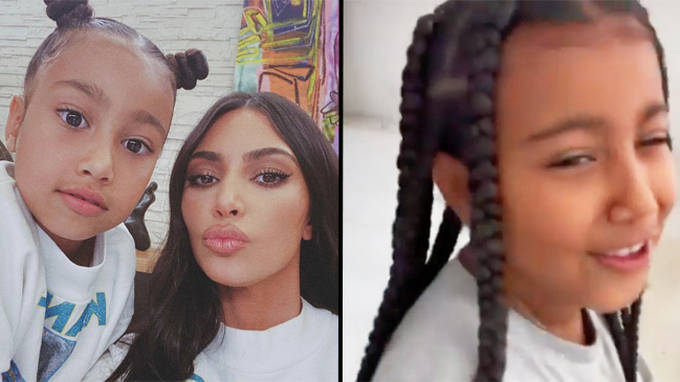 Kim Kardashian se fait rôtir par North West pour avoir changé sa voix dans des vidéos Instagram - 1