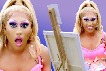 Priyanka peint un autoportrait et parle de Drag Race et de groupes de filles | PopBuzz se réunit - 6