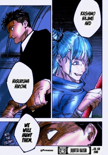 (Crude Justice) Jujutsu Kaisen Chapitre 160 Scans bruts et spoilers 3 Higuruma et Ange