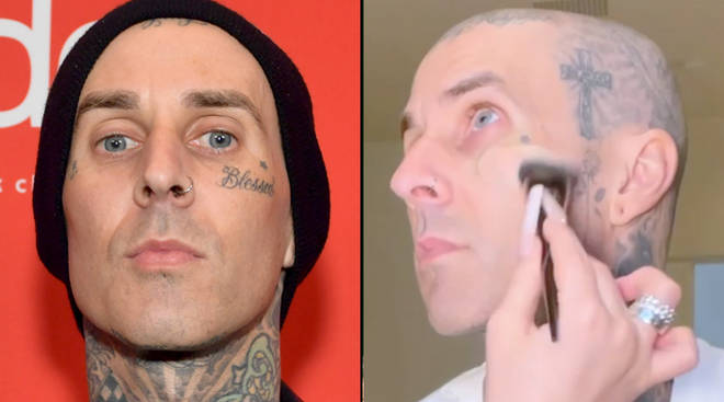 La fille de Travis Barker couvre ses tatouages du visage en utilisant la fondation virale KVD Beauty 3 La fille de Travis Barker, Alabama, couvre ses tatouages faciaux