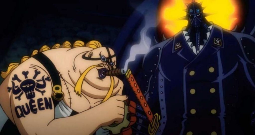 (Flying Onigashima) One Piece Chapitre 1029 Scans bruts et spoilers 3 Roi et Reine One Piece