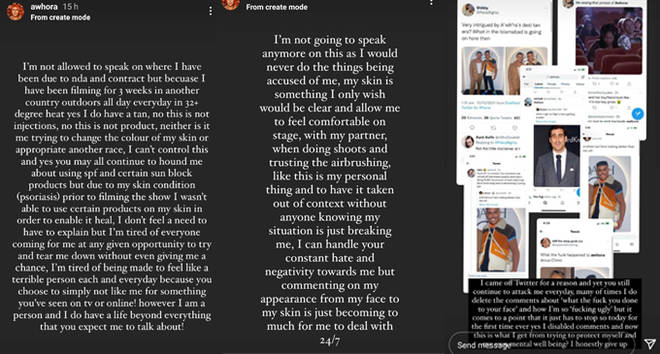 A'Whora de Drag Race UK répond aux allégations de pêche au noir 5 Histoires Instagram d'A'Whora