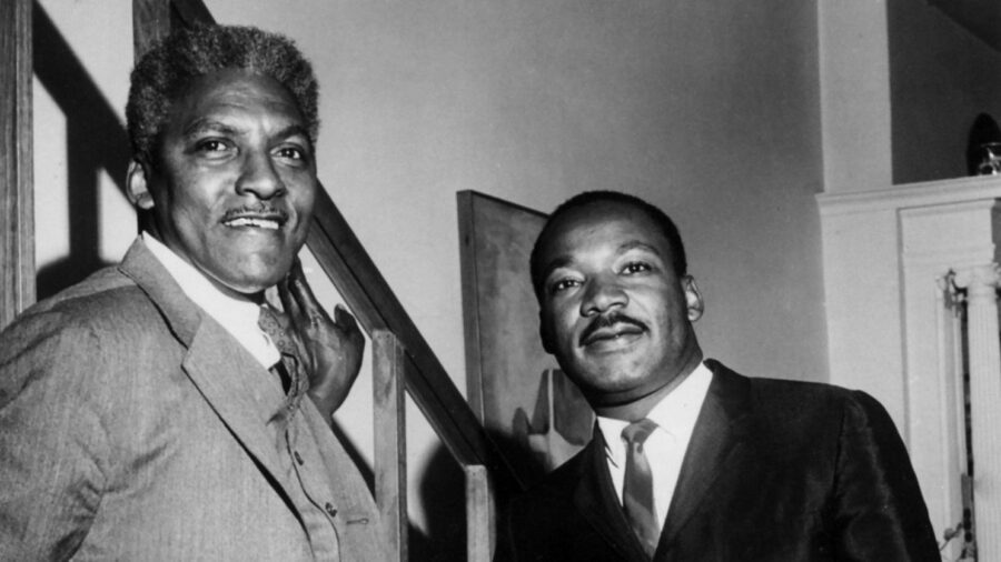 rouille Martin Luther King Jr. et Bayard Rustin