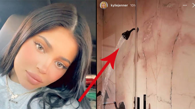Kylie Jenner est rôtie pour la pression de l'eau de la douche de sa salle de bain 2 Kylie Jenner est rôtie pour la pression de l'eau de la douche de sa salle de bain - 1