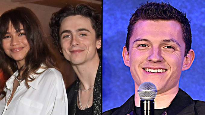 Timothée Chalamet rôtit Zendaya au sujet de son béguin pour les célébrités étant Tom Holland 2 Timothée Chalamet rôtit Zendaya au sujet de son béguin pour les célébrités étant Tom Holland - 1