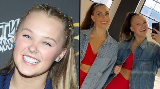 JoJo Siwa a teint ses cheveux en brun pour ressembler à Jenna Johnson de Dancing With The Stars 2 JoJo Siwa a teint ses cheveux en brun pour ressembler à Jenna Johnson de Dancing With The Stars - 1
