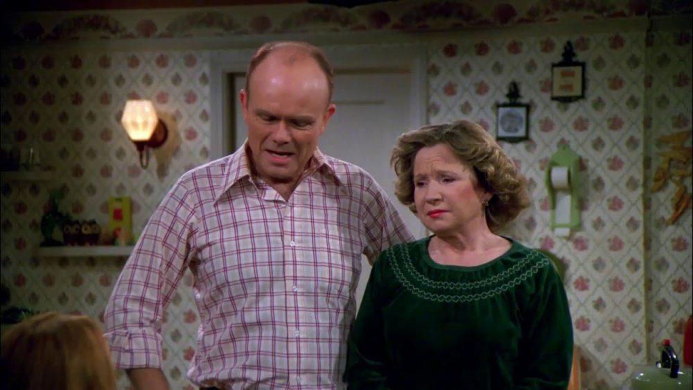 Debra Jo Rupp et Kurtwood Smith qui montrent les années 90