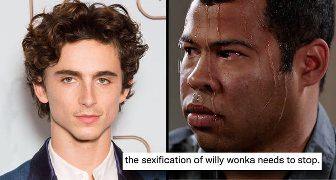 Timothée Chalamet publie la première photo de lui alors que Willy Wonka et les mèmes sont hors de... 3 Tout le monde a soif Timothée Chalamet en tant que Willy Wonka