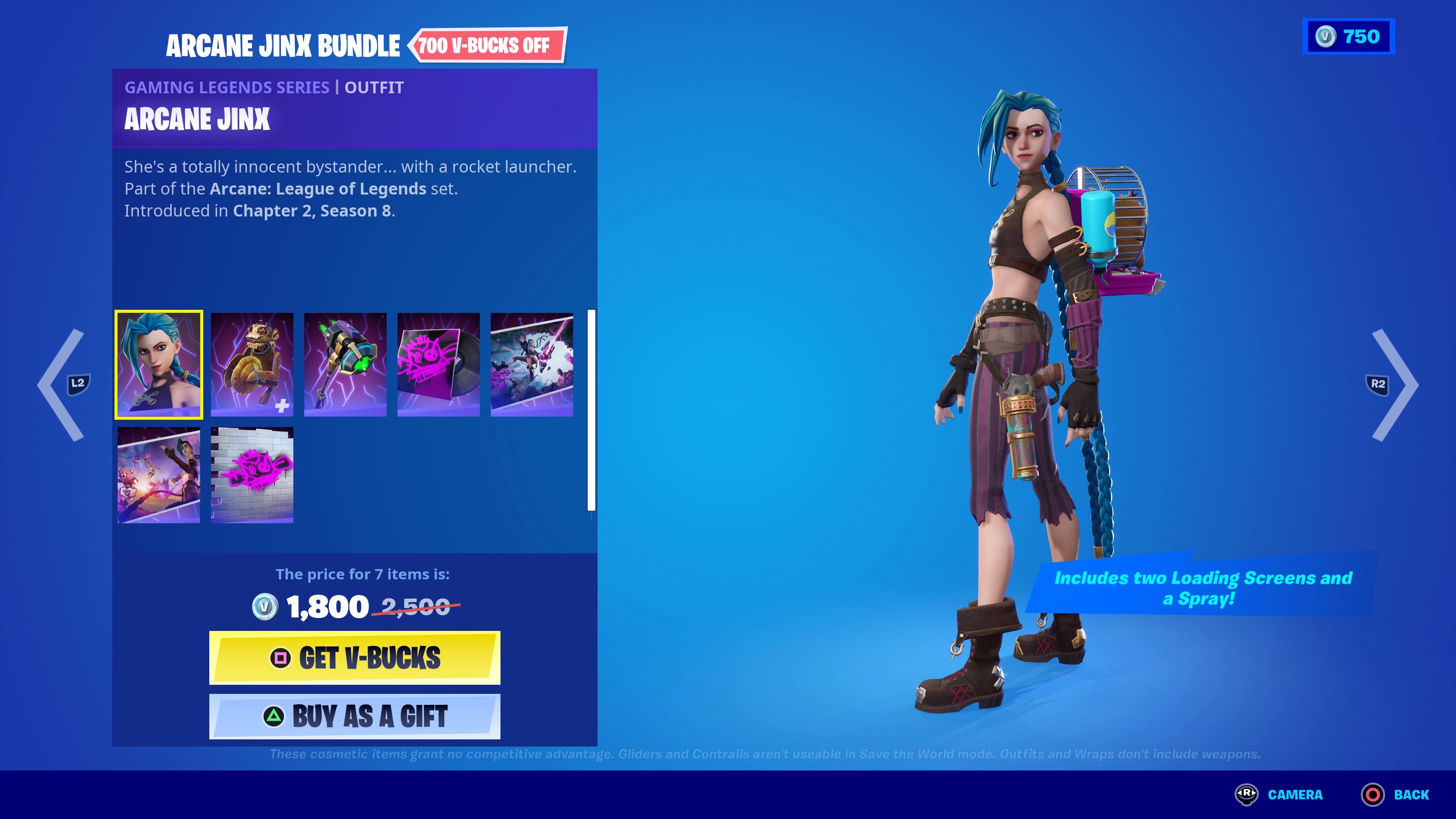 Comment acquérir le Jinx de League of Legends sur Fortnite 3 Image