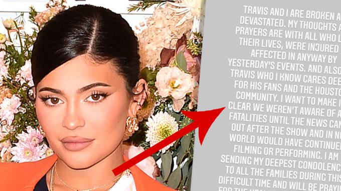 Kylie Jenner publie une déclaration sur les décès au festival Astroworld de Travis Scott 2 Kylie Jenner publie une déclaration sur les décès au festival Astroworld de Travis Scott - 1