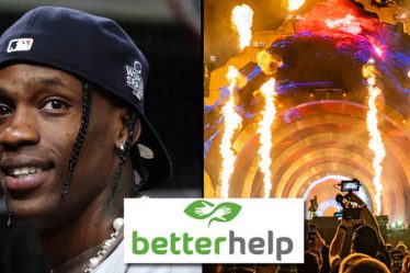Travis Scott a appelé à l'accord de la marque BetterHelp qui offre une thérapie gratuite pour... - 7