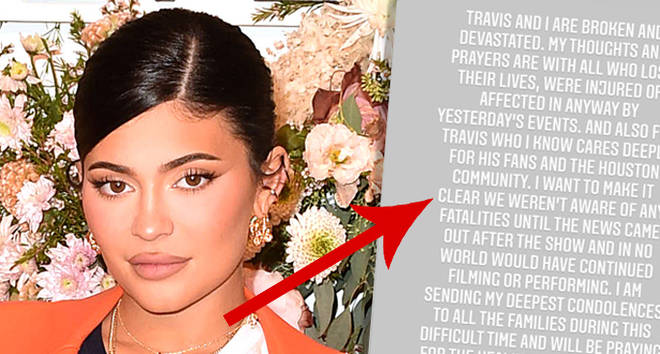 Kylie Jenner publie une déclaration sur les décès au festival Astroworld de Travis Scott 3 Déclaration de Kylie Jenner.