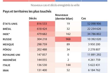 le point sur la pandémie dans le monde – Sciences et Avenir › Geeky News - 6