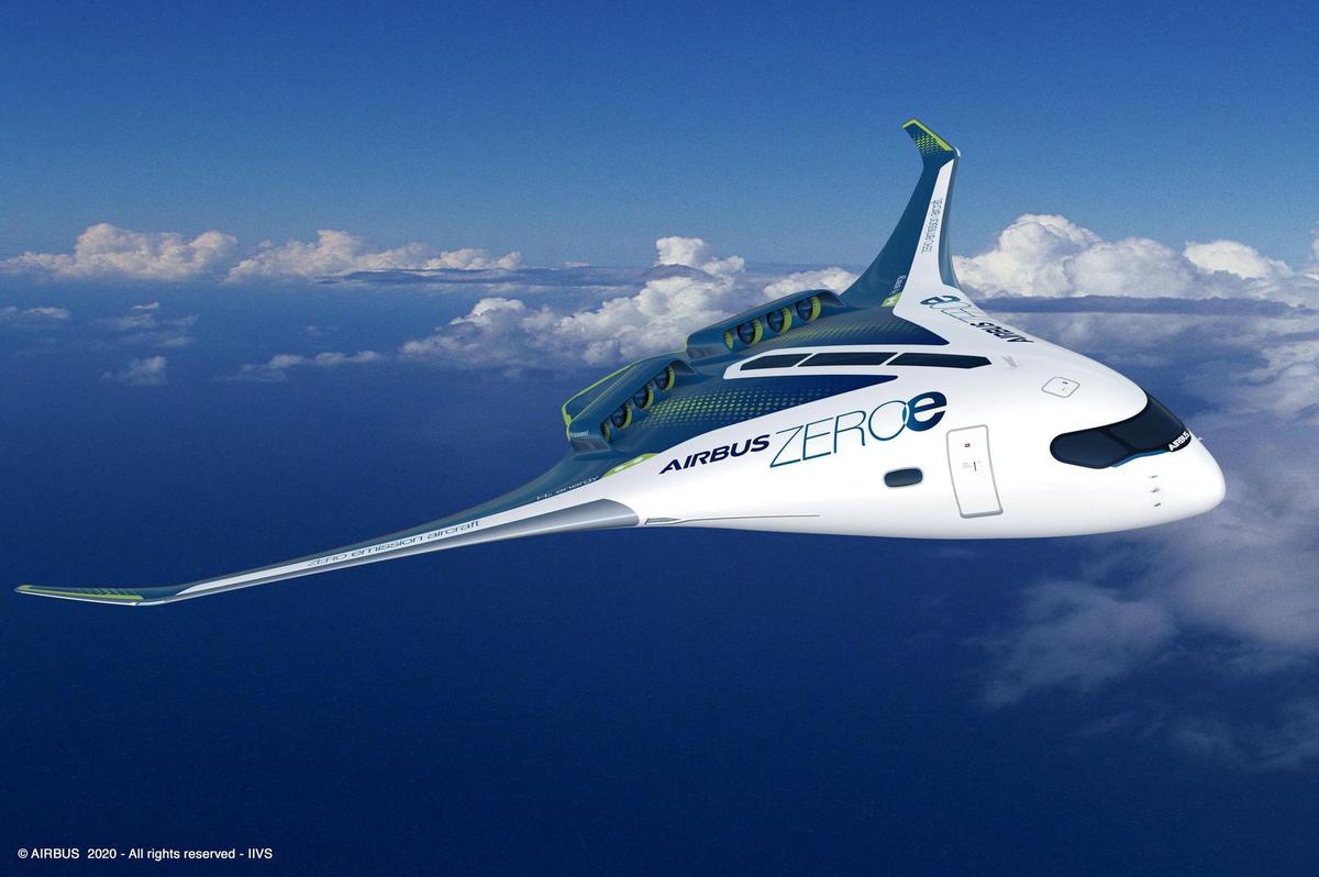 Rétrospective 2021 – Les dix meilleurs articles économiques de cette année › Geeky News 9 Le prototype d'avion à hydrogène présenté par Airbus, annoncé pour 2035.