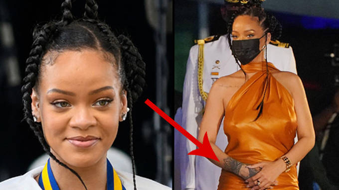Rihanna nie être enceinte dans un DM hilarant pour fan 2 Rihanna nie être enceinte dans un DM hilarant pour fan - 1