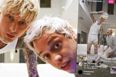 Pete Davidson et Machine Gun Kelly se déshabillent et dévoilent la taille de leur pénis sur... - 7