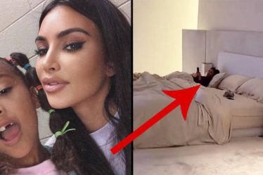 Kim Kardashian surprise au lit par sa fille North West dans le chaotique TikTok Live - 9