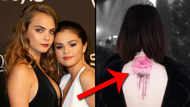 Selena Gomez et Cara Delevingne dévoilent ensemble des tatouages assortis 3 Selena Gomez et Cara Delevingne dévoilent d'énormes tatouages assortis