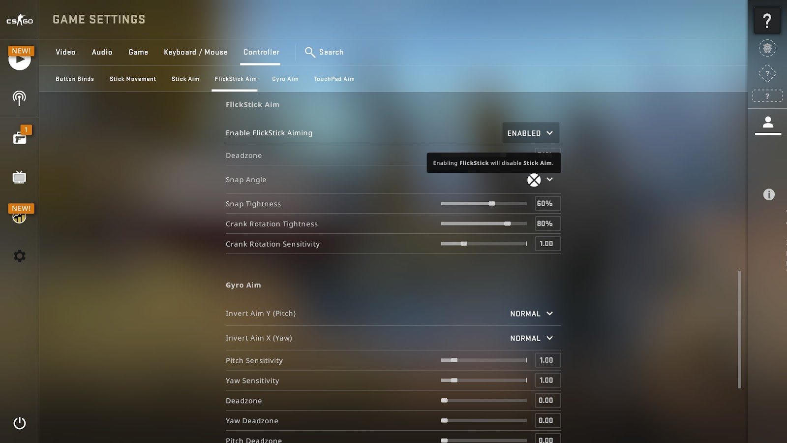 Comment activer la visée Flick Stick dans CS:GO 6 Comment activer la visée Flick Stick dans CS:GO - 5