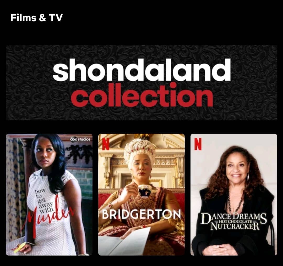 Chaque émission et film de Shonda Rhimes arrive bientôt sur Netflix 4 collection shondaland sur netflix