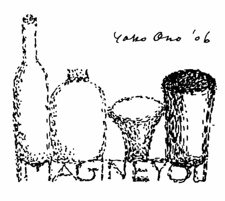 L'art à siroter… La marque de Yoko Ono pour Casanuova di Nittardi.