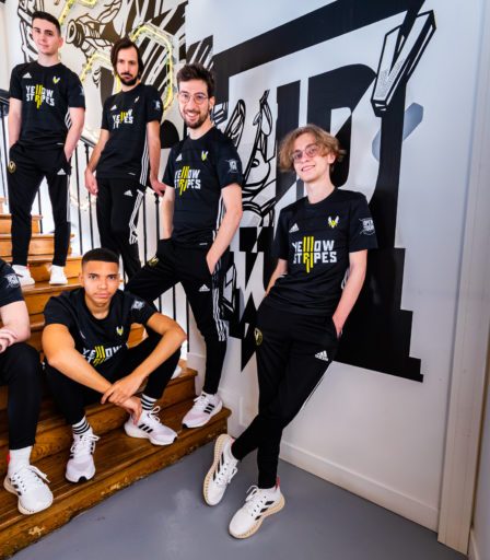 Team Vitality s'associe à Adidas pour créer une équipe Open Tour appelée Yellow Stripes 92 Team Vitality s'associe à Adidas pour créer une équipe Open Tour appelée Yellow Stripes - 91