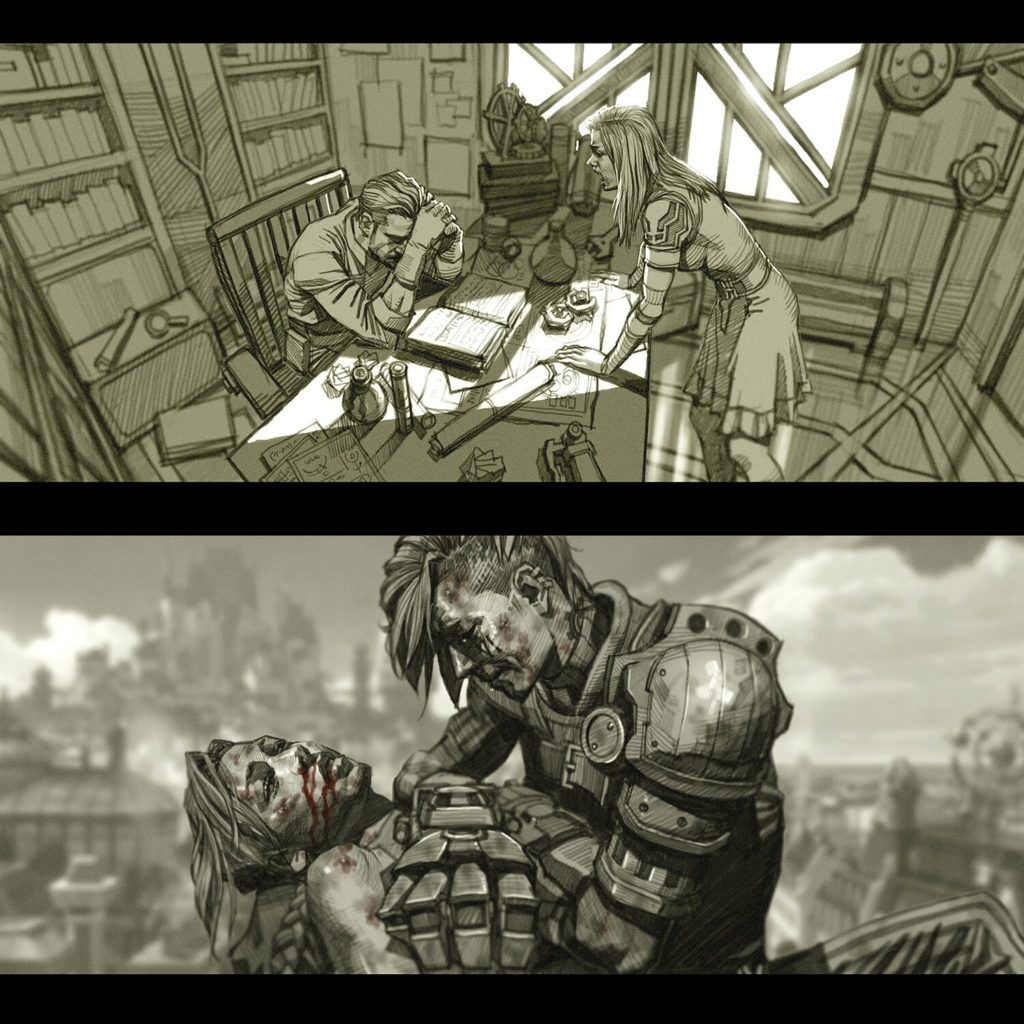 L'artiste Seung Eun partage les premiers storyboards d'Arcane 4 L'artiste Seung Eun partage les premiers storyboards d'Arcane - 3