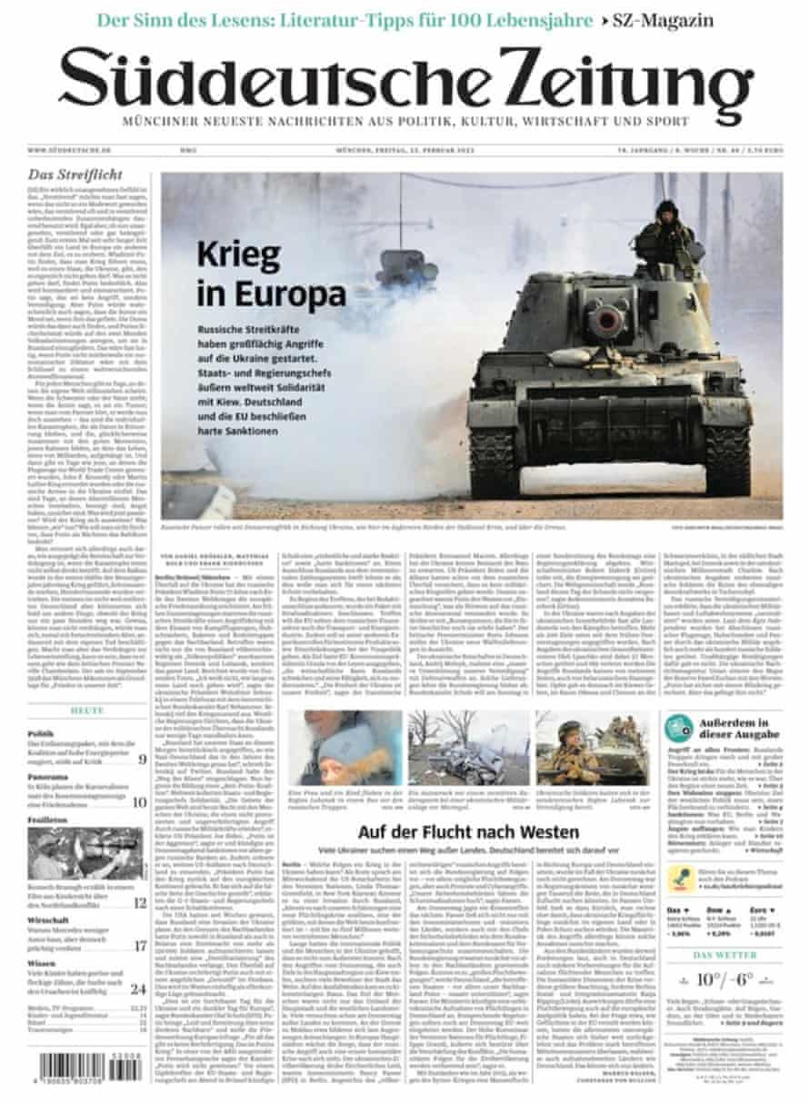 « Son sang… ses mains » : ce que disent les journaux sur l'invasion russe de l'Ukraine | Médias 2 SD avant