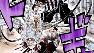 Quelle est la force d'Obanai Iguro dans Demon Slayer ? (2022) 4 Obanai attaque Muzan Kibutsuji
