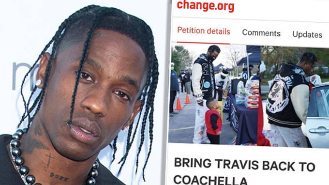 Pétition de Travis Scott Coachella supprimée après plus de 60 000 signatures "frauduleuses"... 2 Pétition de Travis Scott Coachella supprimée après plus de 60 000 signatures "frauduleuses"... - 1
