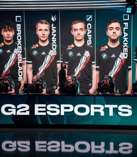G2 Esports se rapproche de la place des séries éliminatoires et élimine l'équipe BDS de la compétition lors de la division de printemps LEC 2022 24 G2 Esports se rapproche de la place des séries éliminatoires et élimine l'équipe BDS de la compétition lors de la division de printemps LEC 2022 - 23