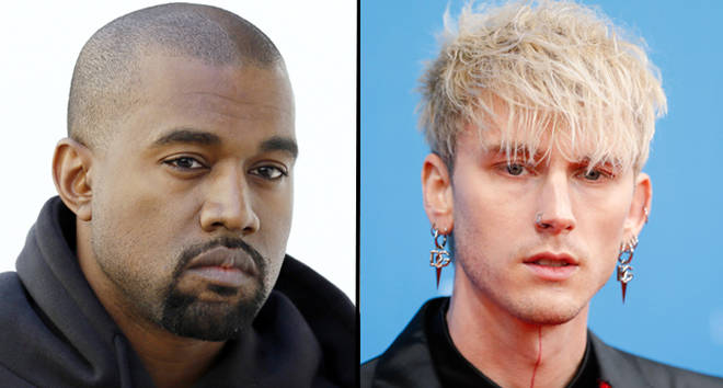 Kanye West dit que personne n'a jamais entendu une chanson de Machine Gun Kelly auparavant 3 Kanye West dit que personne n'a jamais entendu une chanson de Machine Gun Kelly auparavant.