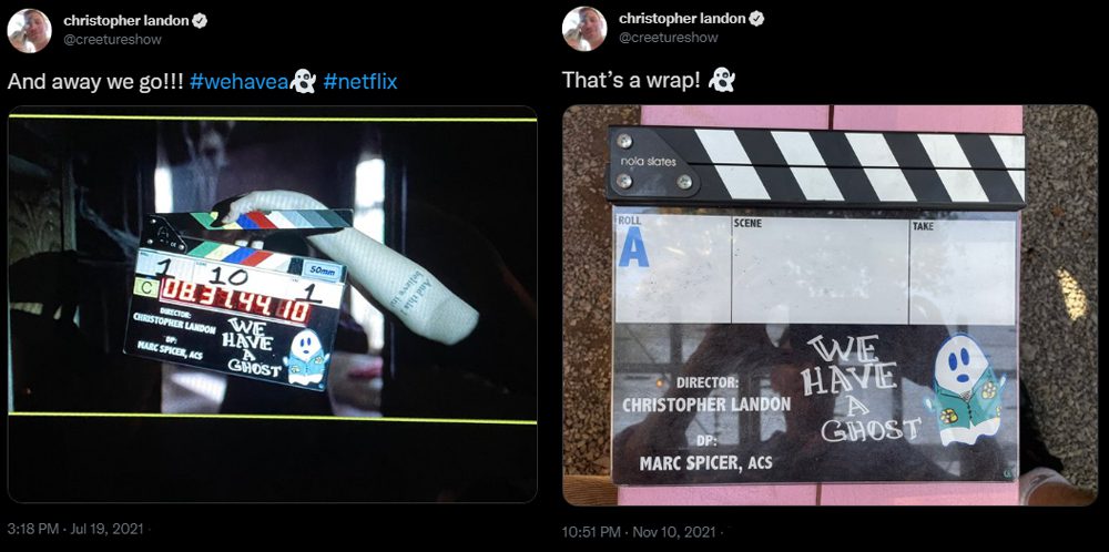Film Netflix "Nous avons un fantôme": tout ce que nous savons jusqu'à présent 12 début et fin de tournage nous avons un netflix fantôme