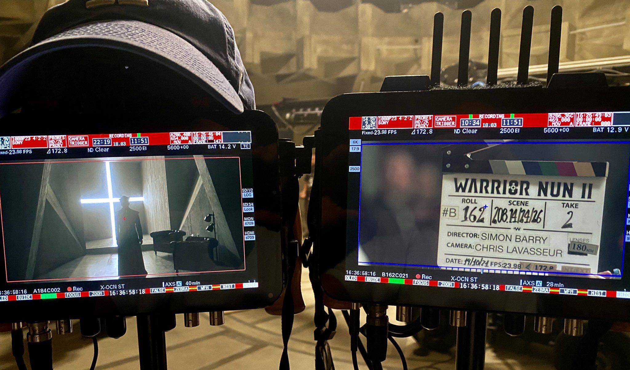 'Warrior Nun' Saison 2 Netflix: Tout ce que nous savons jusqu'à présent 4 Warrior Nun saison 2 en tournage dans les coulisses