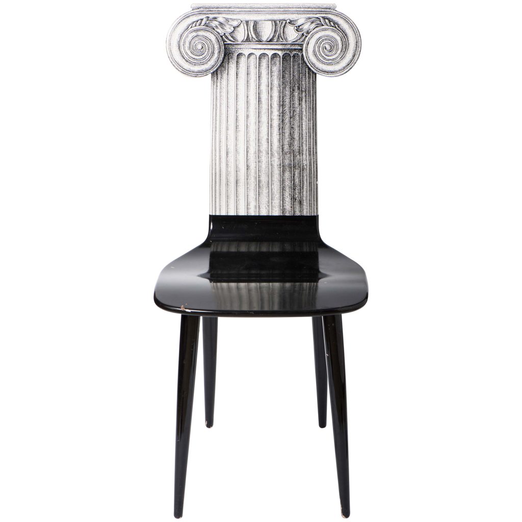 Commencer une collection d'antiquités - MY UNIQUE HOME 7 Chaise Piero Fornasetti Cappiello Ionico Italie vers 1960 5500 €