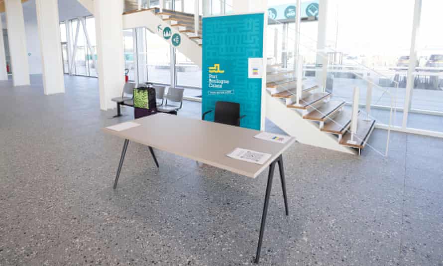 Service d'assistance pour les visas britanniques vide à Calais