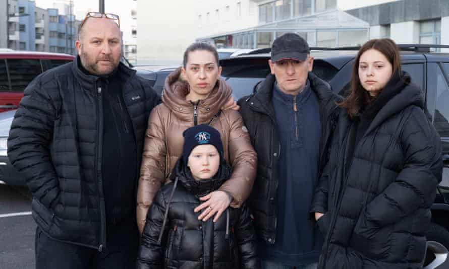 Misha Raminishvili et sa famille