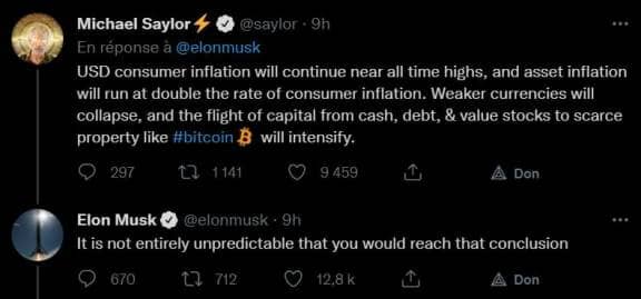 Elon Musk a donné des conseils à sa communauté sur Twitter pour résister à l'inflation qui fait chuter l'économie mondiale.