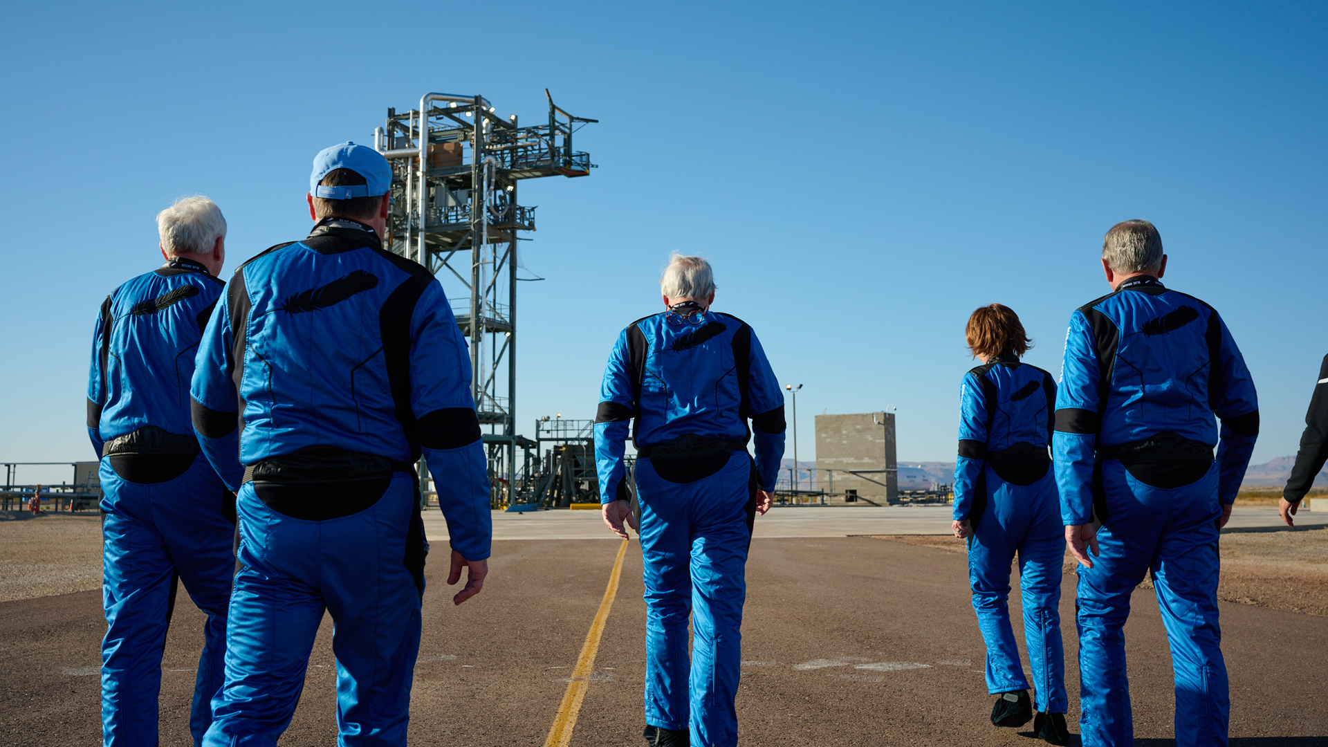 Mises à jour en direct › Geek News 3 Photos et formation de l'équipage de conduite du tourisme spatial NS-20 de Blue Origin