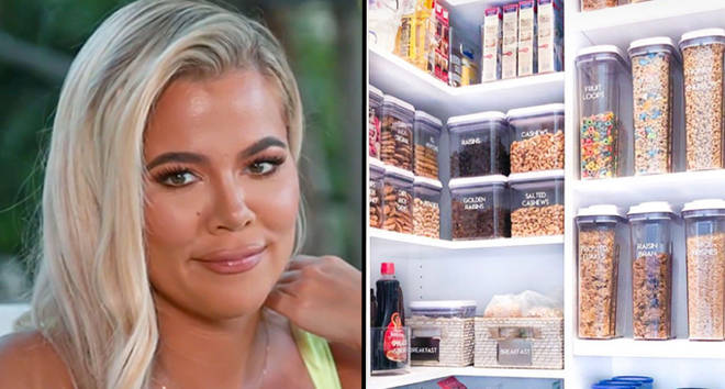 À l'intérieur du nouveau garde-manger et de la cuisine de Khloe Kardashian 3 Khloe Kardashian a partagé des photos de son garde-manger et Internet le perd