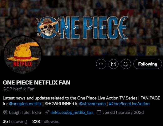 Ce que les fans attendent du "One Piece" en direct de Netflix 4 compte twitter fan de netflix one piece