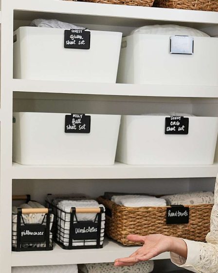 Comment plier les draps et les serviettes pour une armoire à linge organisée 106 Comment plier les draps et les serviettes pour une armoire à linge organisée - 105