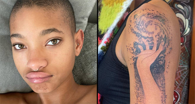 Willow Smith vient de se faire tatouer un nouveau bras et c'est ÉNORME 3 Willow Smith vient de se faire tatouer un nouveau bras et c'est ÉNORME