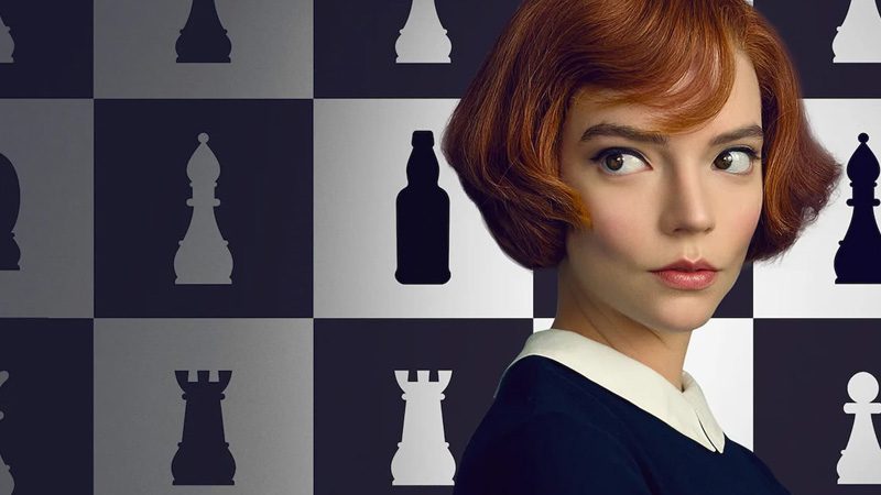 Un jeu d'échecs "The Queen's Gambit" pourrait-il être dirigé vers les jeux Netflix? - 1