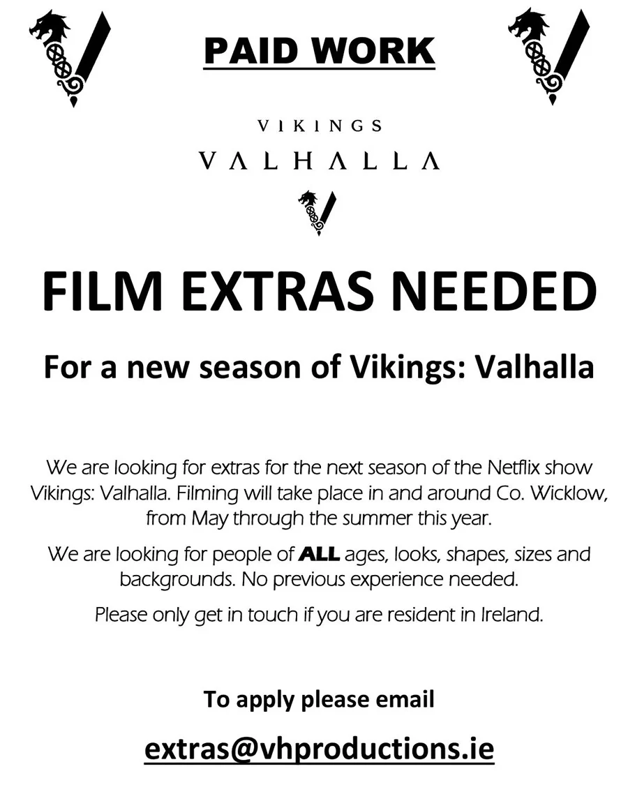 Le tournage de la saison 3 de "Vikings : Valhalla" débutera en mai 2022 4 extras casting pour vikings valhalla netflix saison 3