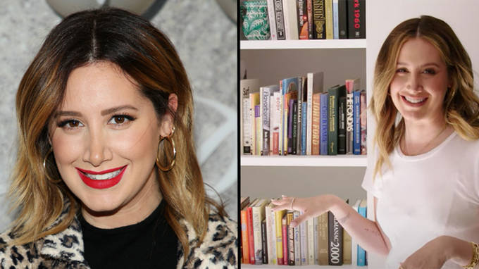 Voir la maison d'Ashley Tisdale et sa collection de livres 2 Voir la maison d'Ashley Tisdale et sa collection de livres - 1