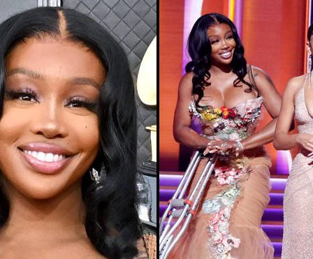 SZA révèle pourquoi elle était avec des béquilles aux Grammys 57 SZA révèle pourquoi elle était avec des béquilles aux Grammys - 56